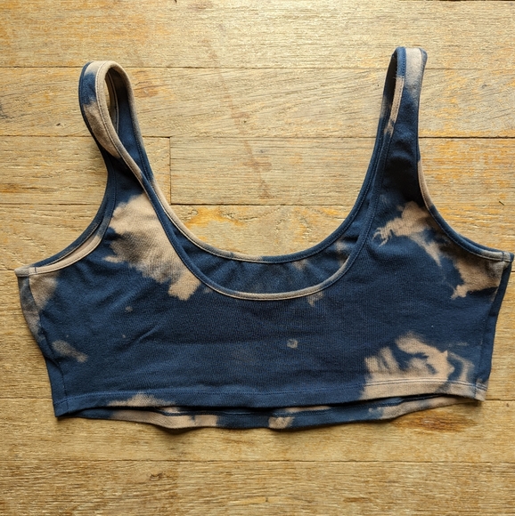 Manners London Lil' Crop in Acid Wash - Picture 2 of 3